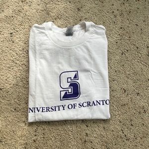 White University of Scranton Shirt